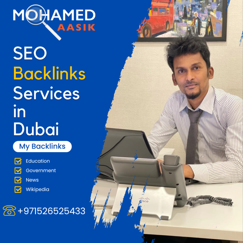 SEO backlink building services in Dubai